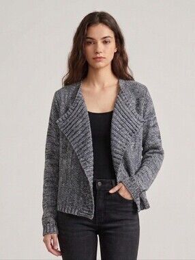 Metallic Waterfall Cardigan